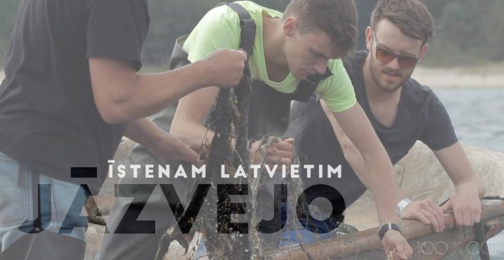 «100 līdz 100» raidījuma fragments