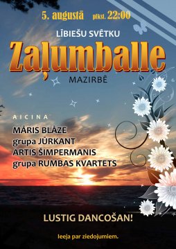 Zaļumballes afiša